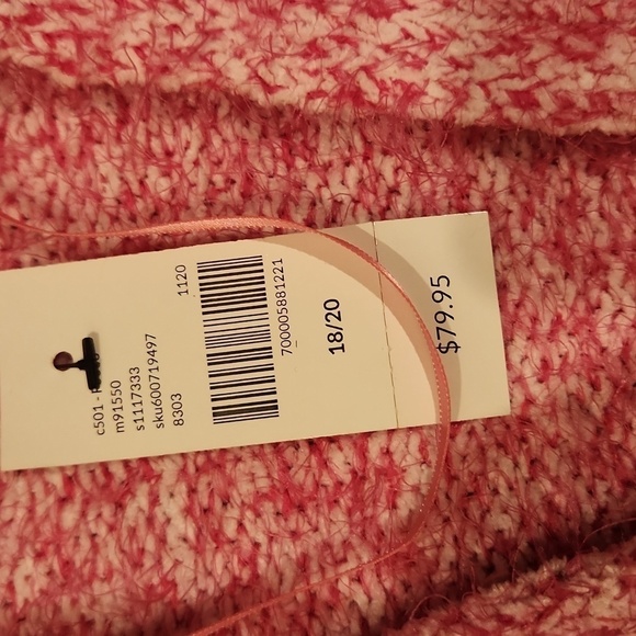 LANE BRYANT Women's Pink Cardigan Sweater - Picture 5 of 6